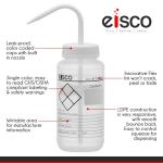 EISCO 2PK Chemical Wash Bottles, 500ml