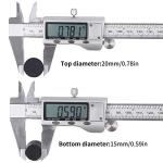 25 Pack Black Solid Rubber Stoppers - Size #2