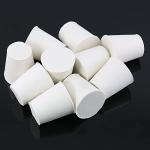 Zorfeter 10-Pack Tapered White Rubber Stoppers