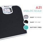 Adamson A21 Analog Bathroom Scale - 260 LB Capacity