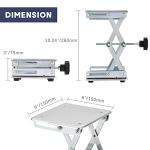 Stainless Steel Lift Table Lab Support Jack Platform