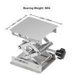 Stonylab Stainless Steel Lab Scissors Jack 100mm