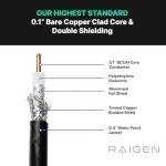 25ft Helium Miner Cable: N Type Female to SMA Male