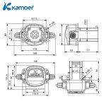 24V Kamoer High Flow Peristaltic Pump 0-1800ml/min