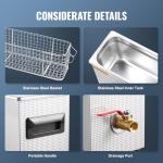 VEVOR 10L Ultrasonic Gun Cleaner with Timer & Heater