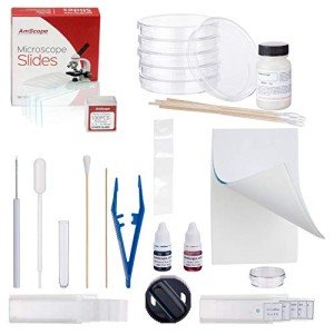 AmScope Compound Microscope Prep and Culture Kit