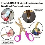 Hummingbird 4-in-1 Medical Scissors - Pink Shears