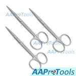 AAProTools Iris 4.5" Fine Point Lab Scissors Set