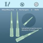 VISOSCI 20uL Sterile Filter Pipette Tips (96 Pack)