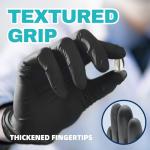 Beastek Black Nitrile Exam Gloves, 100 Pcs