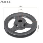 V-Belt Sheave 5/8" Bore, 5.45" OD