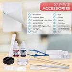 AmScope Microscope Slide Prep Kit with Stains