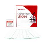 AmScope 72 Blank Microscope Slides with 100 Covers