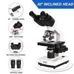 40x-2500x Binocular Microscope for Students and Professionals