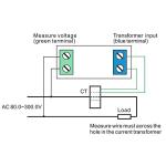 DROK AC Power Meter with LCD Display, 100A