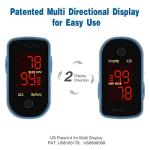 CHOICEMMED Portable Blue Finger Pulse Oximeter