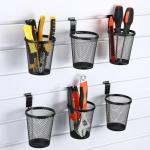 Briwooody 6-Pack Mesh Slatwall Tool Holder Cups