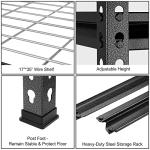 Heavy-Duty 5-Tier Metal Shelving Unit, 4000 lbs
