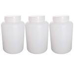 3-Pack 2000ml Wide Mouth Lab Reagent Bottles