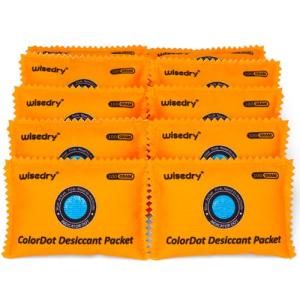 Wisedry 100g Rechargeable Color-Indicating Desiccant Packs