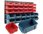 Wall-Mounted Storage Bins with 30 Compartments