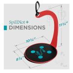 Portable Nonspill Drink Carrier - SpillNot+ (Red)