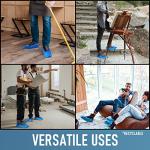 Disposable Non-Slip Shoe Covers - 100 Pack