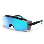 Ice Blue Adjustable Safety Glasses with Anti-UV Protection