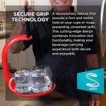 Portable Nonspill Drink Carrier - SpillNot+ (Red)