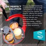 Portable Nonspill Drink Carrier - SpillNot+ (Red)