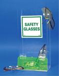 NMC ASG-D Clear Acrylic Safety Glasses Dispenser