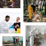 Ice Blue Adjustable Safety Glasses with Anti-UV Protection