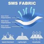 Disposable Hazmat Suits - 20 Pack, X-Large