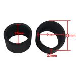 34mm Rubber Eyepiece Covers for Microscopes and Telescopes