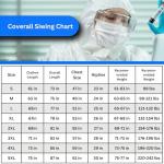 Zimchado Disposable Hazmat Suit with Gloves & Face Shield