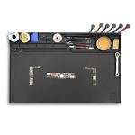 HTM-203 Large Black Magnetic Silicone Soldering Mat
