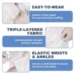 Disposable Hazmat Suits - 20 Pack, X-Large