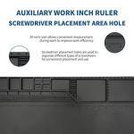 HTM-203 Large Black Magnetic Silicone Soldering Mat