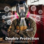 Full Face Respirator Mask with Filter for Safety