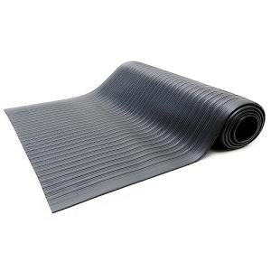 Bertech Anti-Fatigue Floor Mat, 3' x 8', Black