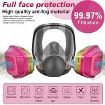 Full Face Respirator Mask with Filter for Safety