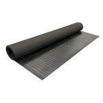 Wide Rib Corrugated Rubber Floor Mat, 3mm Thick