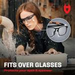NoCry Over Eyeglasses Safety Goggles with UV Protection
