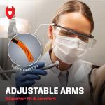 NoCry Over Eyeglasses Safety Goggles with UV Protection