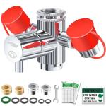 Faucet Mounted Eyewash Station with Eye Flush