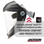Jackson Safety MAXVIEW Face Shield with Headgear