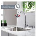 Faucet Mounted Eyewash Station with Eye Flush