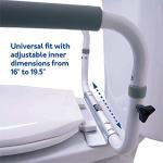 Toilet Safety Frame - Adjustable Rails for Seniors