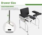Adjustable Blood Drawing Chair with Soft Cushion