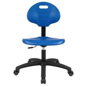 Deluxe Ergonomic Height Adjustable Stool - Blue